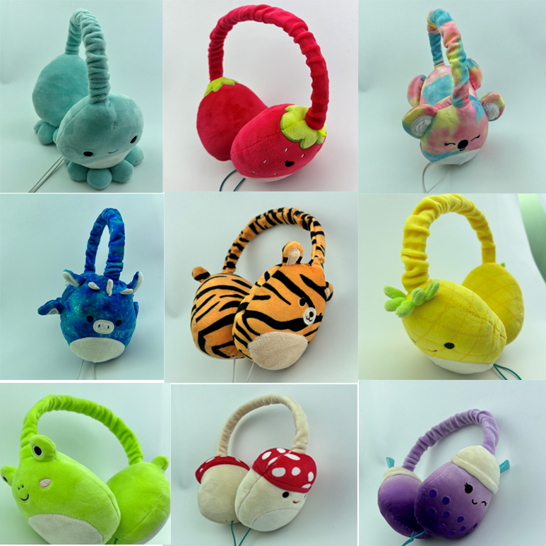 Plush headphones